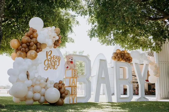 Decoración para revelación de género